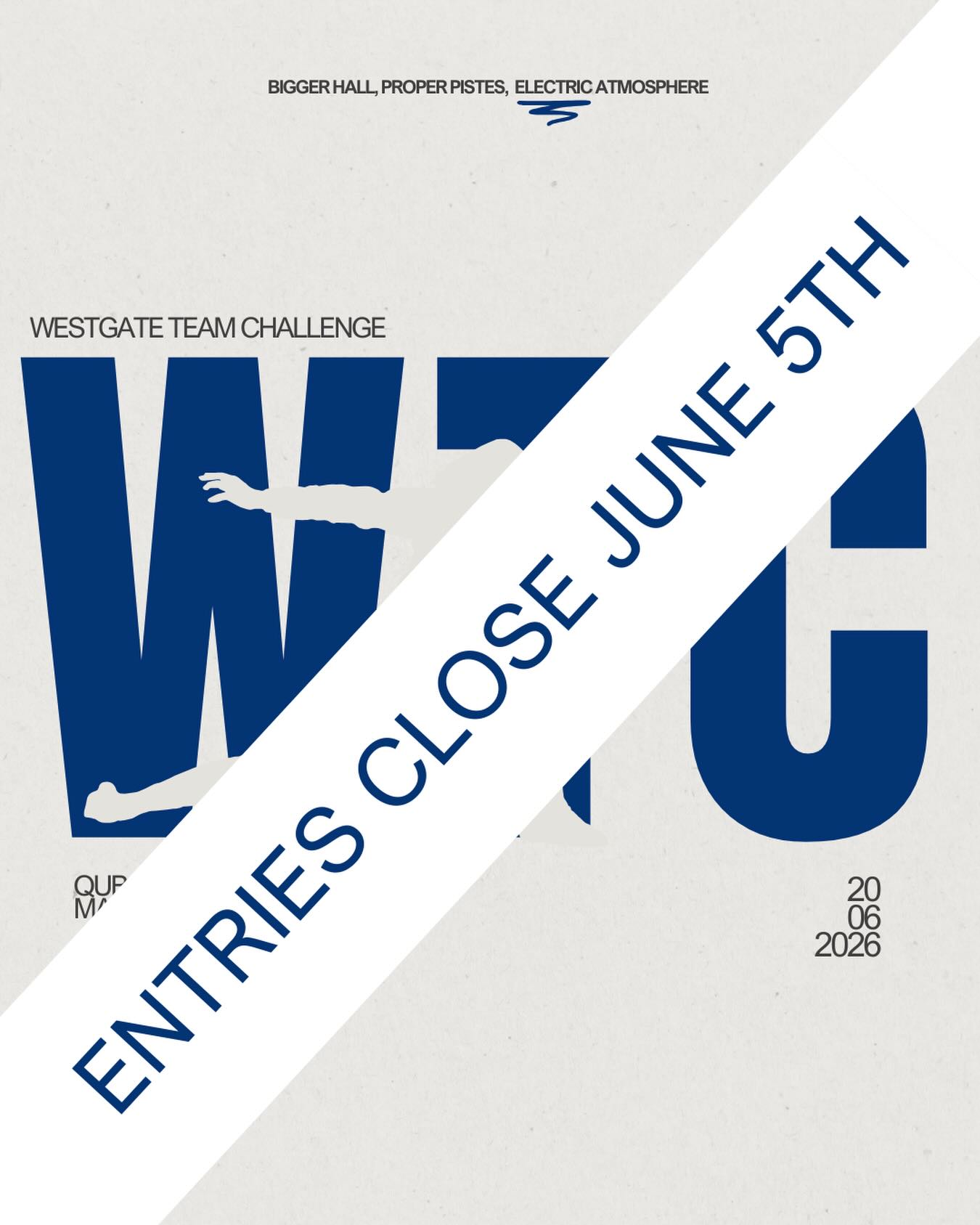 Westgate Team Challenge – Entries Closing Soon