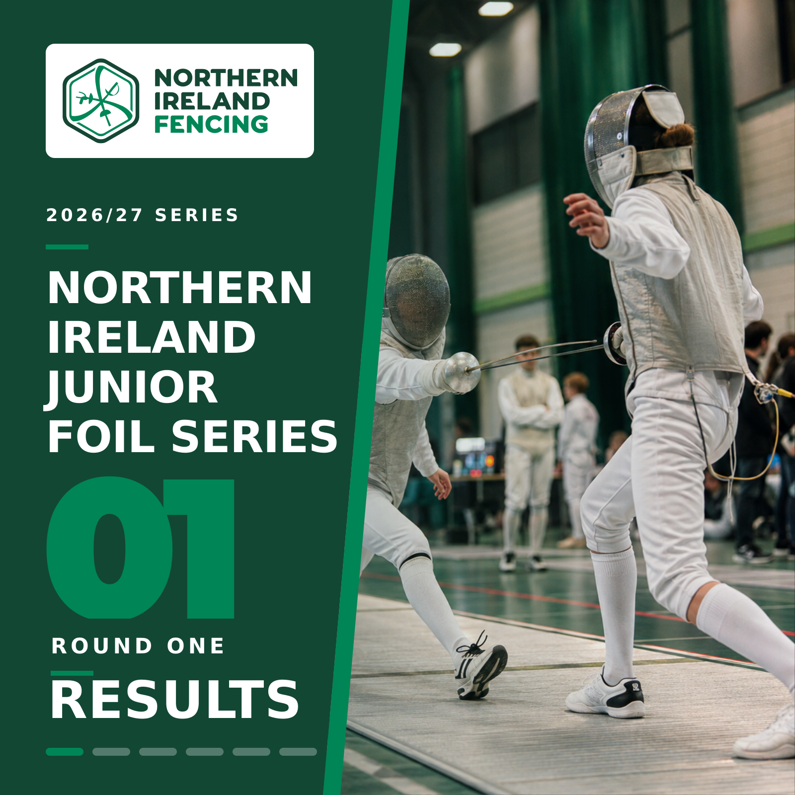 NI Junior Foil Series 2026 – 1st Round Results
